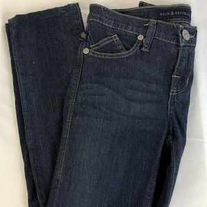 Rock & Republic Berlin Skinny Low Rise Jeans Sz 0M